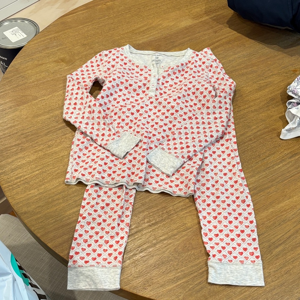 Roller Rabbit Pink Heart Kids Pajama Set